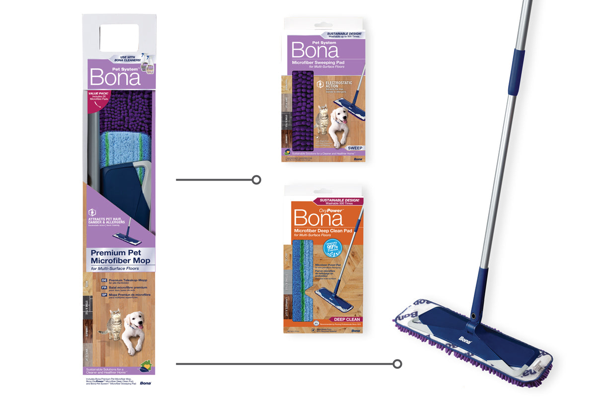 Bona Microfibre Pet Sweeping Pad