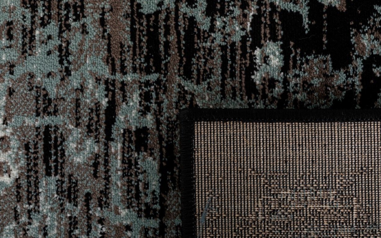 Raffia Rug - Black 7444