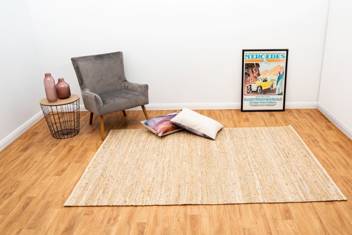 Rustic Charm Rug - Natural White