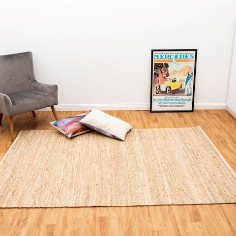 Rustic Charm Rug - Natural White
