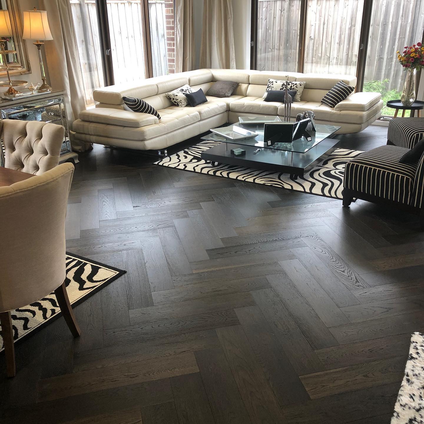 Black Opal 14.5mm Parquetry Flooring