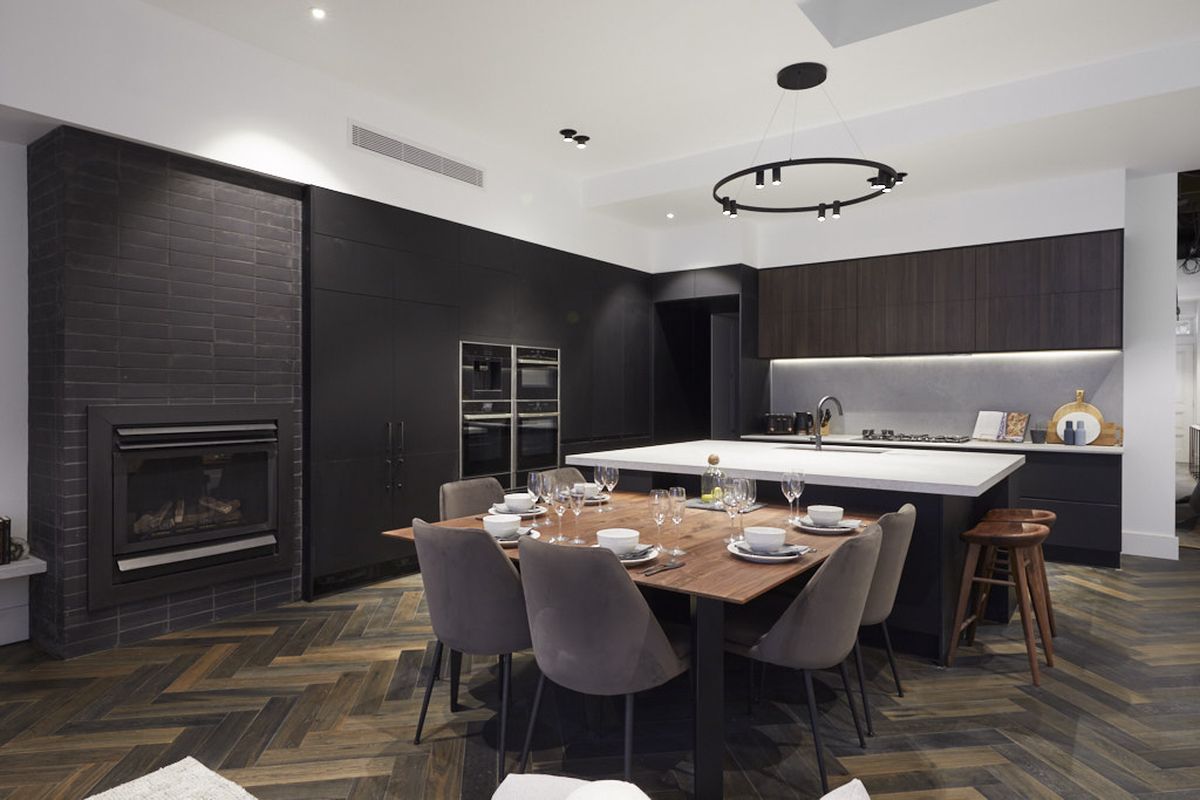 Ash Grey 15mm Herringbone Flooring