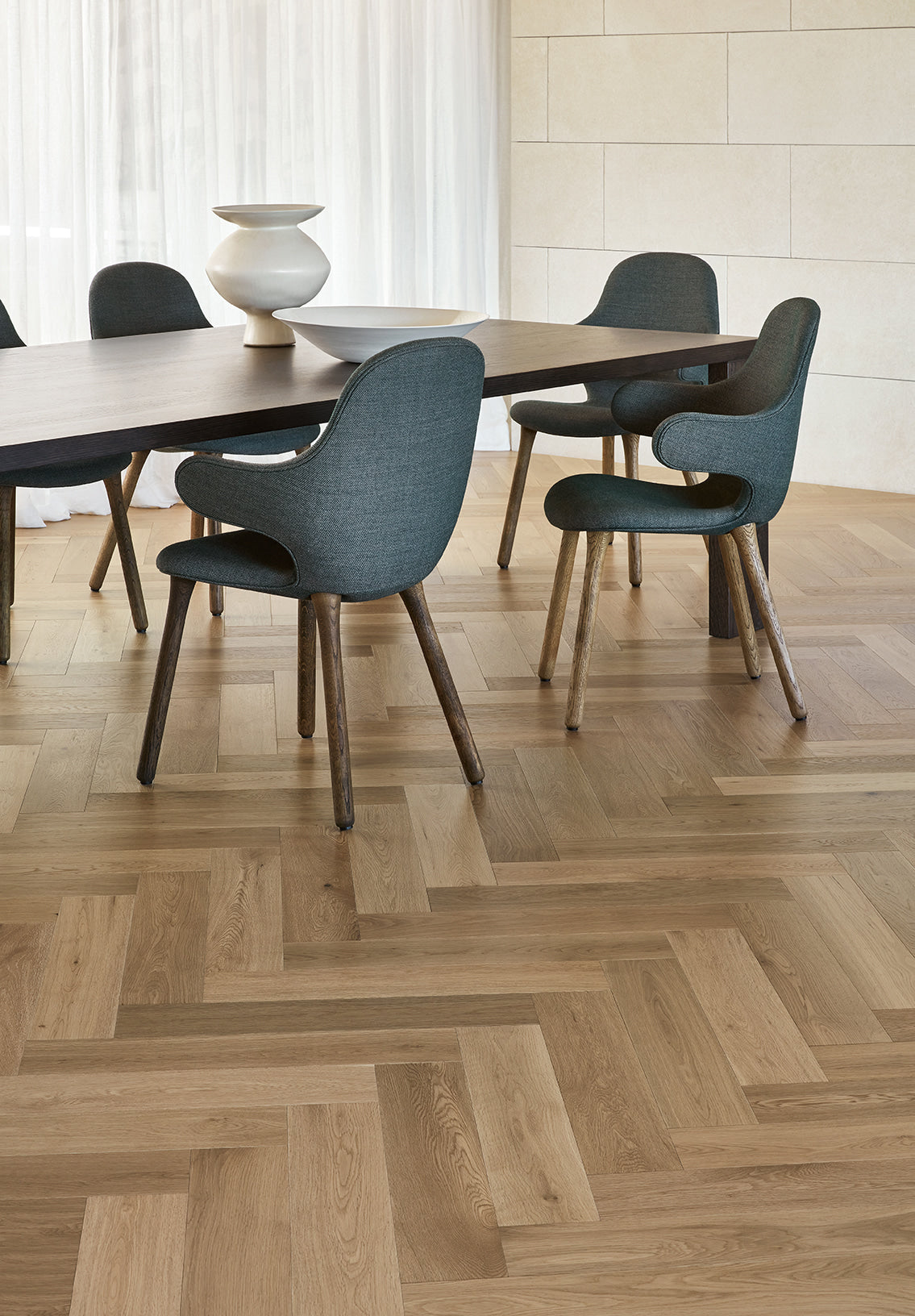 Latte 15mm Herringbone Flooring