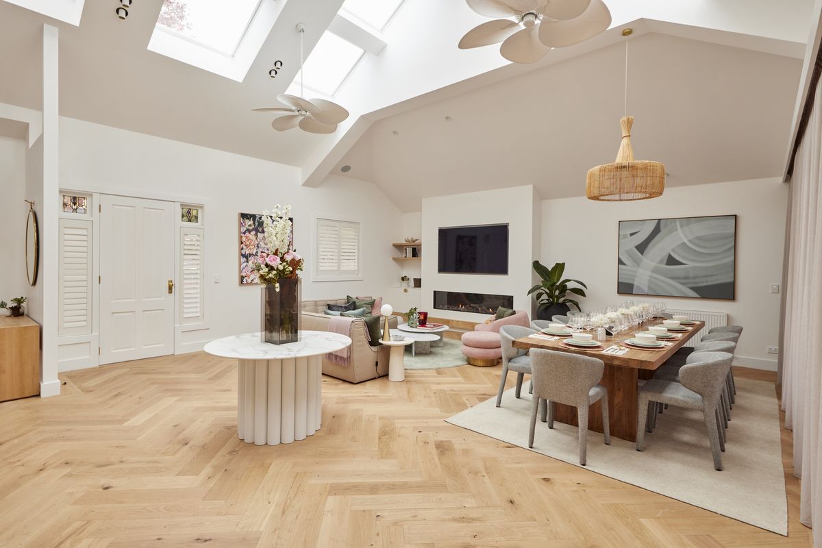 Natural Oak 14.5mm Parquetry Flooring
