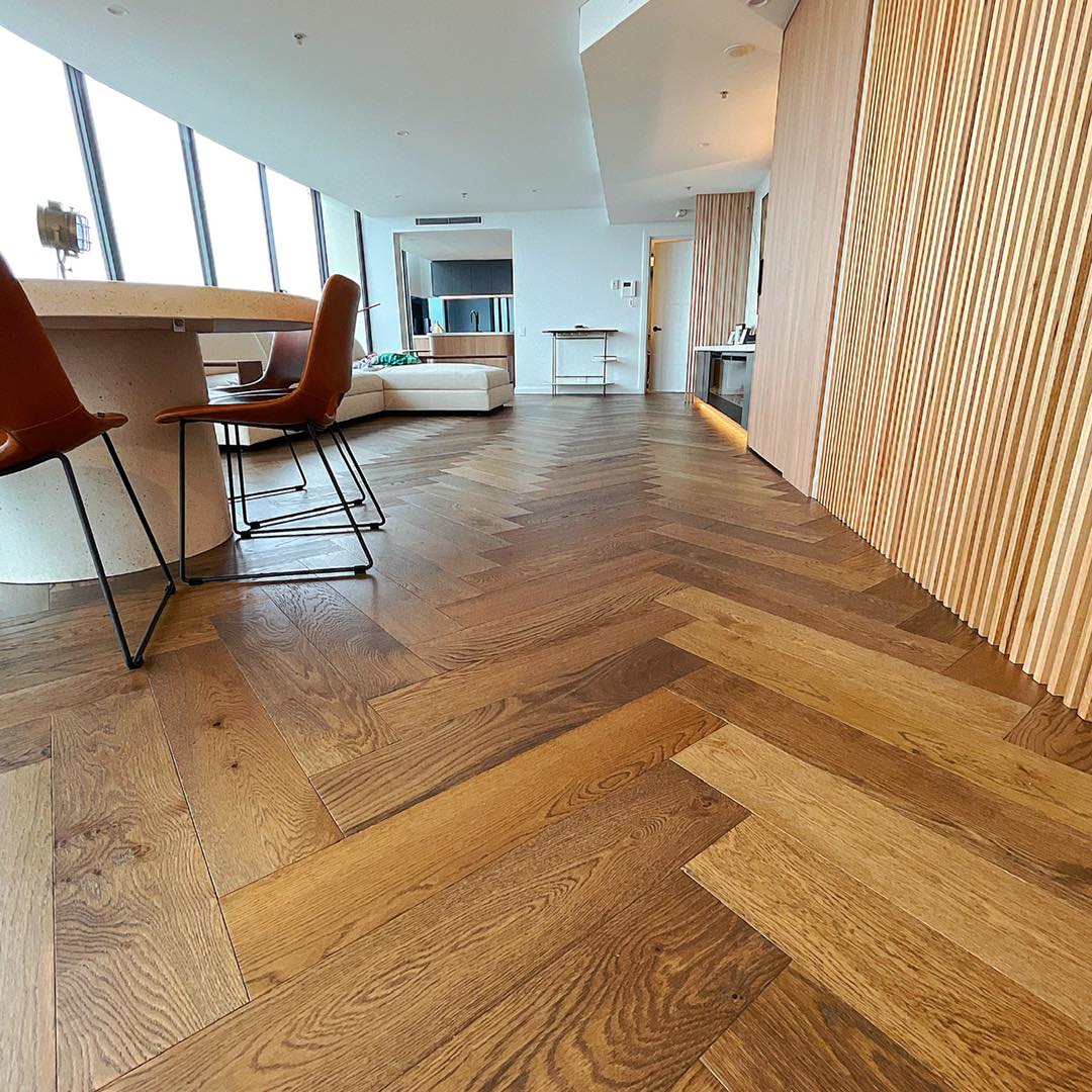 Parisien Grey 14.5mm Parquetry Flooring