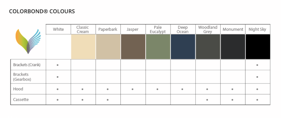 Strap Down Outdoor Awnings