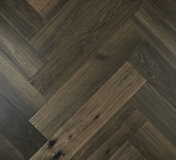 Ash Grey 15mm Herringbone Flooring