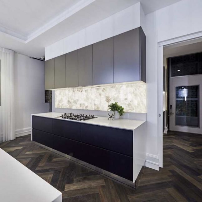 Ash Grey 15mm Herringbone Flooring